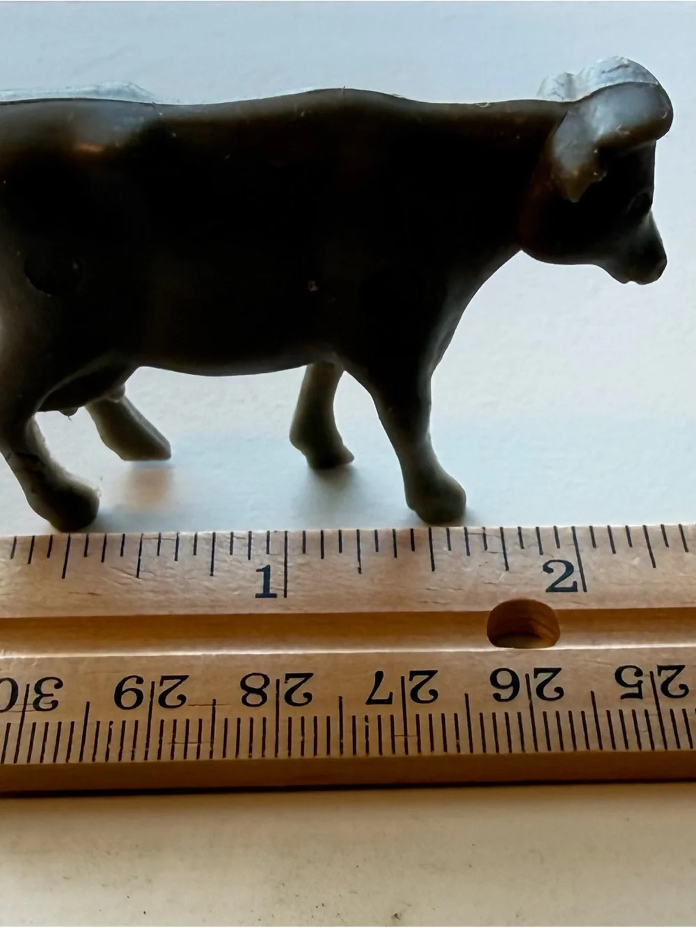 Antique Vintage Plastic Farm Animal Figurines - Cows and Pig/1950's